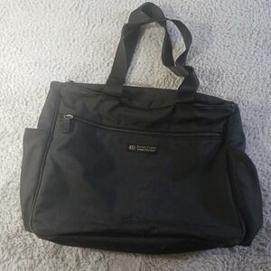 Kenneth Cole Reaction Nylon Tote Bag 16x10 Zip Top Work Travel READ Weekender